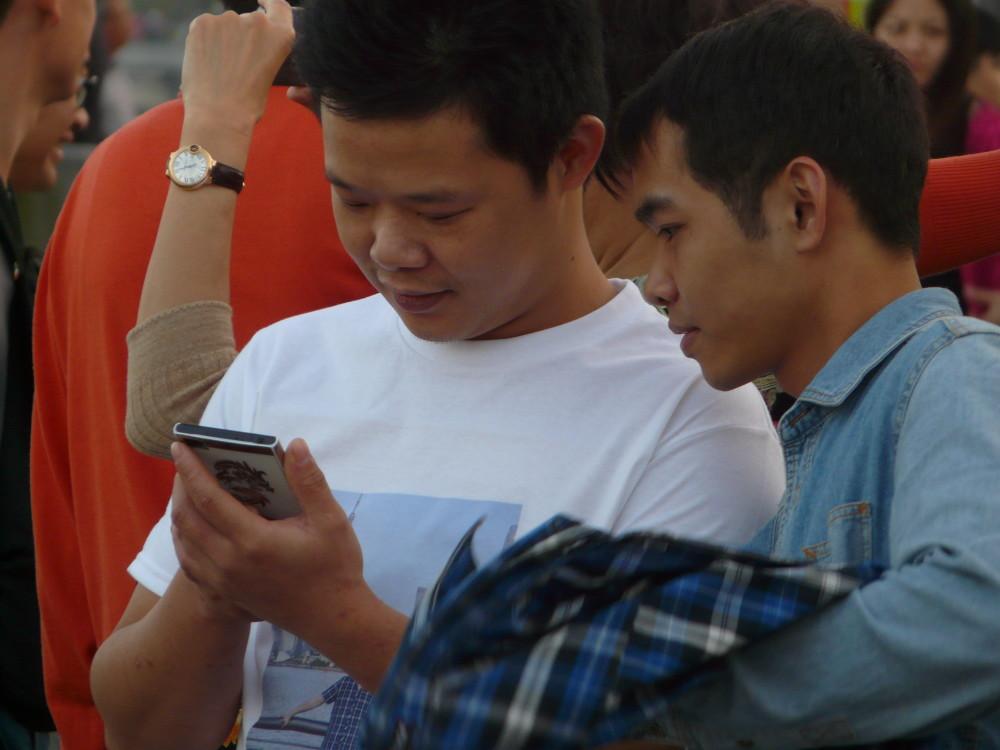 Mobiiliviestintää Kiinassa